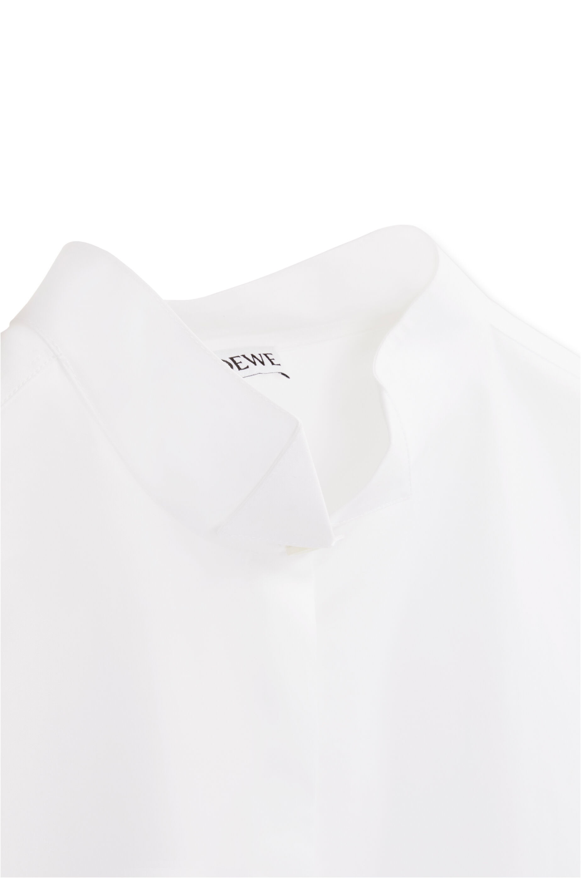 Pleated shirt dress in cotton - 3