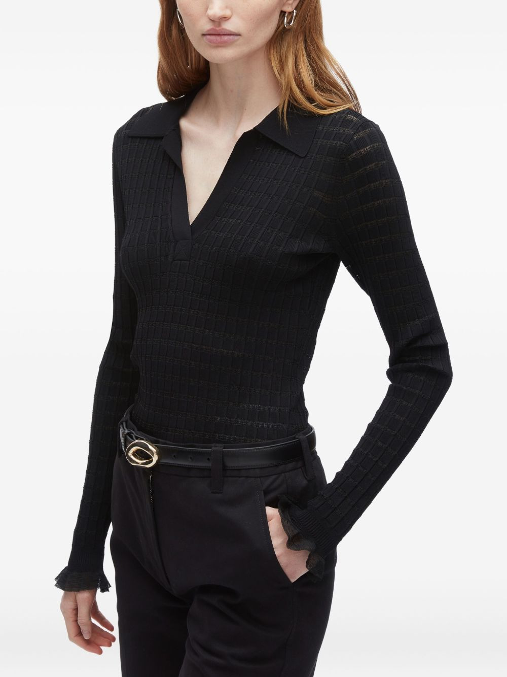 ribbed-knit sweater - 4