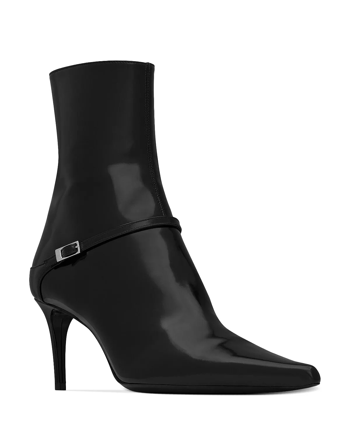 Vendome Booties in Glazed Leather - 4