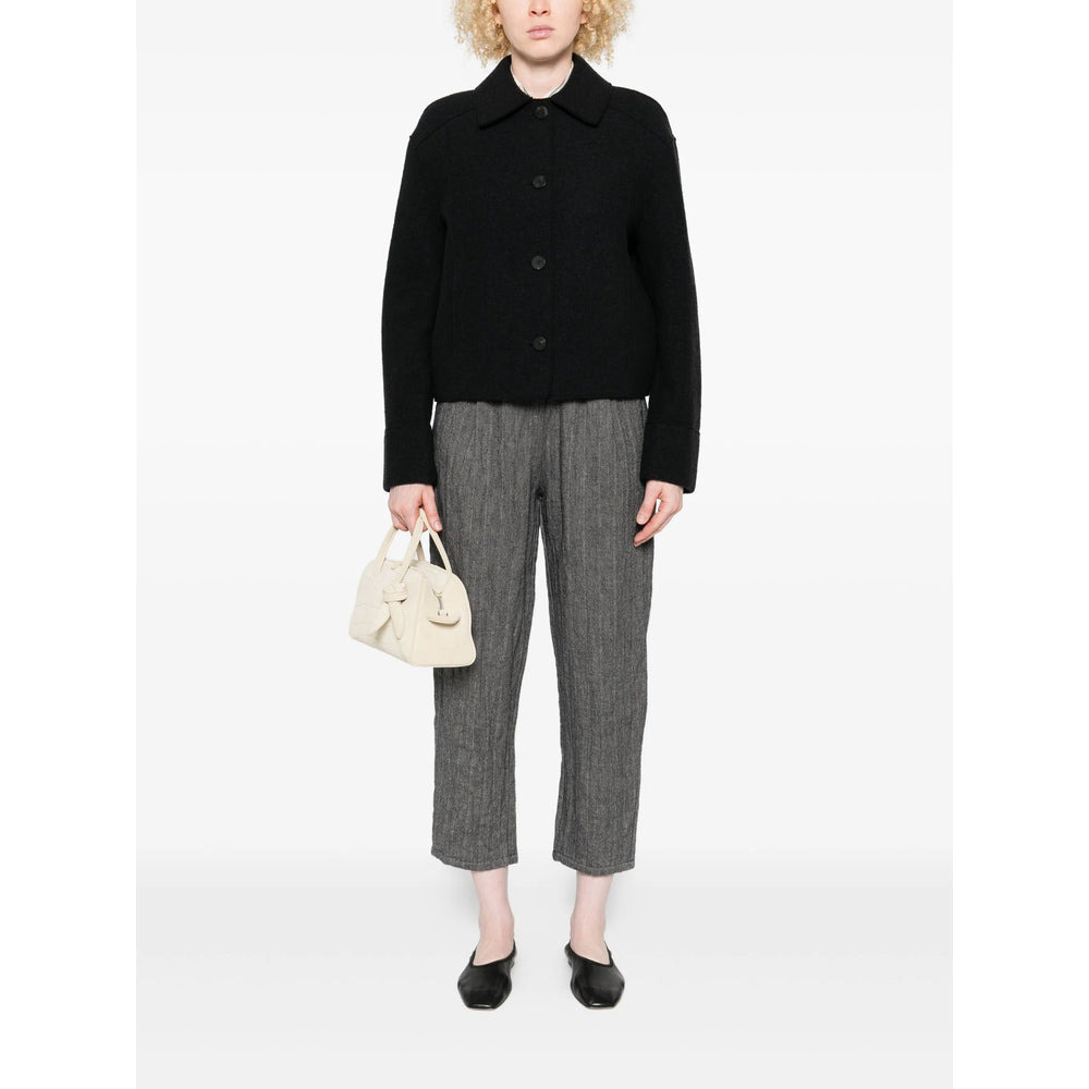 Harris Wharf London Black Jackets - Cropped Jackets Women - 5