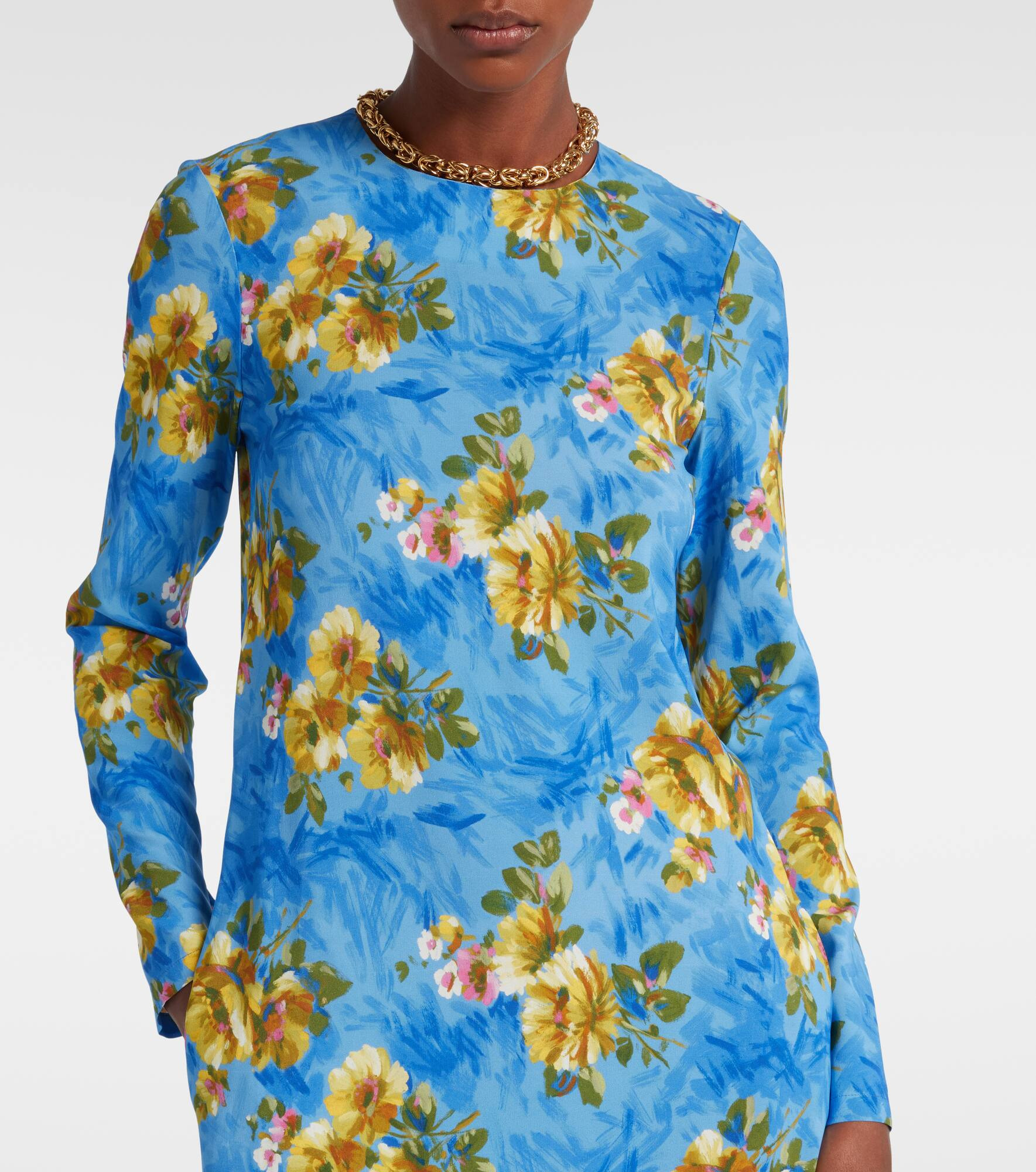 Swing floral maxi dress - 4