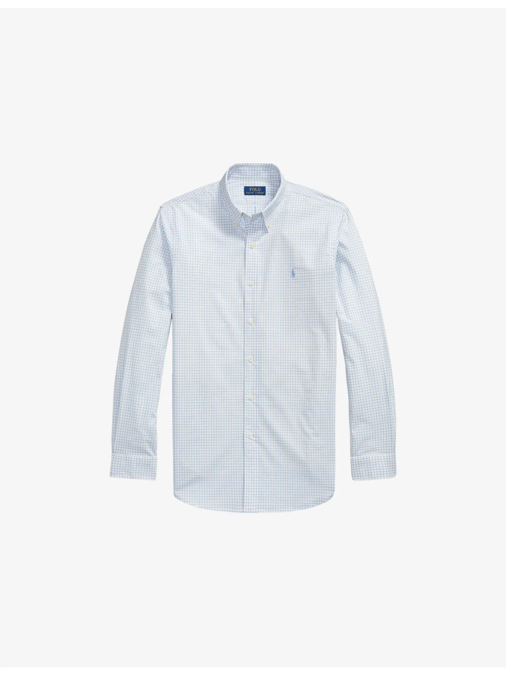 Custom Logo-Embroidered Stretch-Cotton Shirt - 1