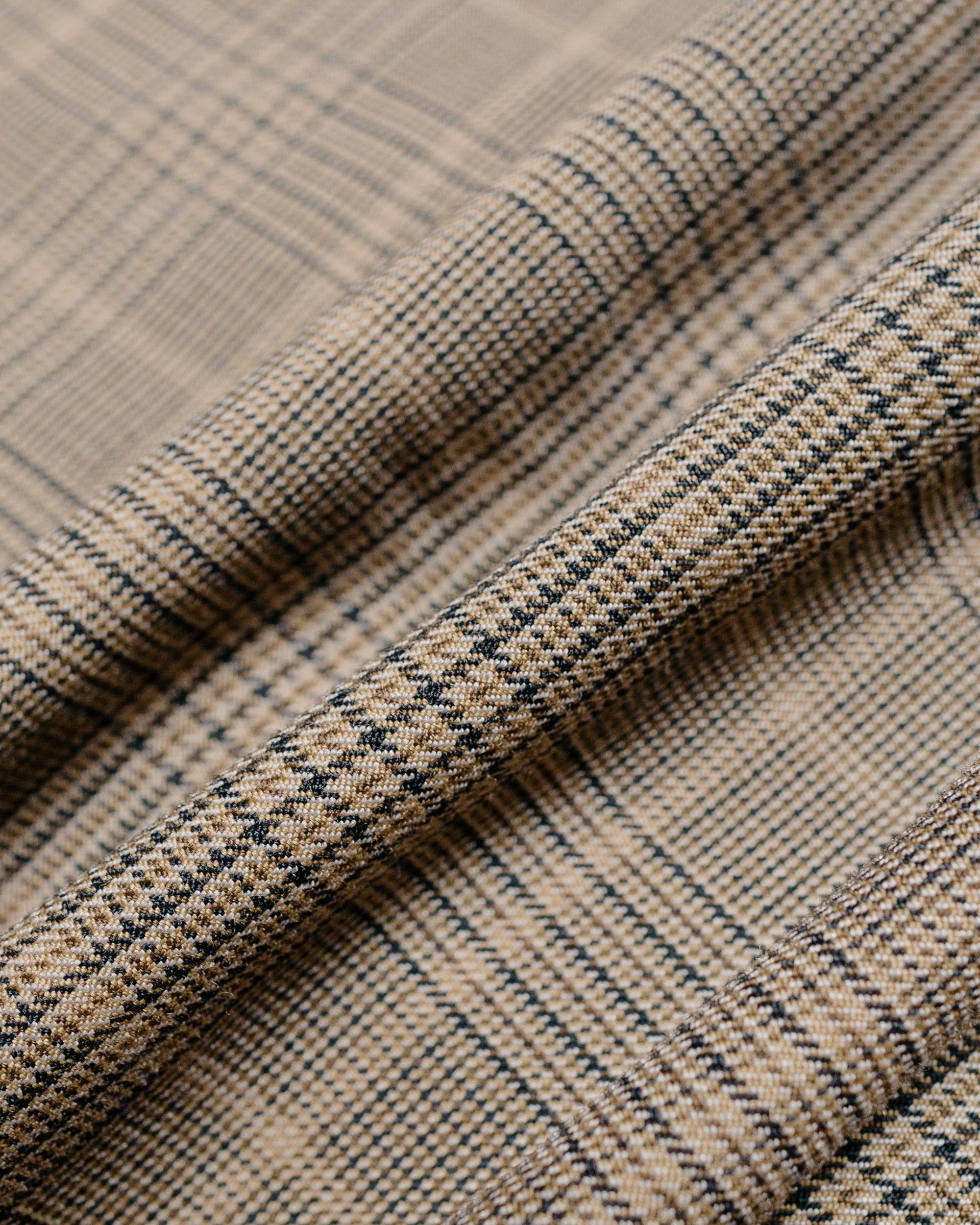 4B Cuffs Jacket TW Plaid Light Brown - 5