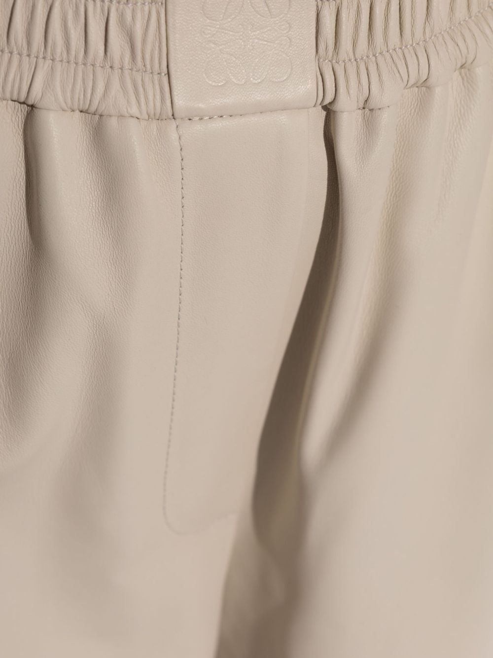 cropped leather trousers - 5