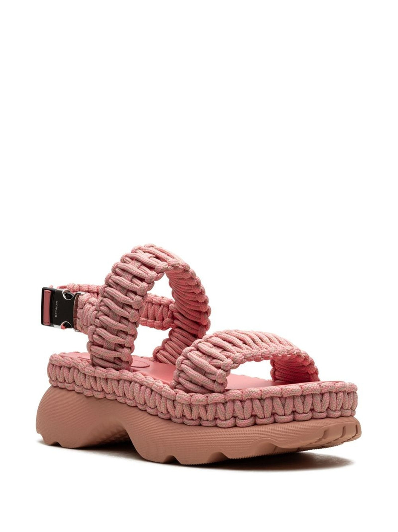 Moncler Belay woven open-toe sandals outlook