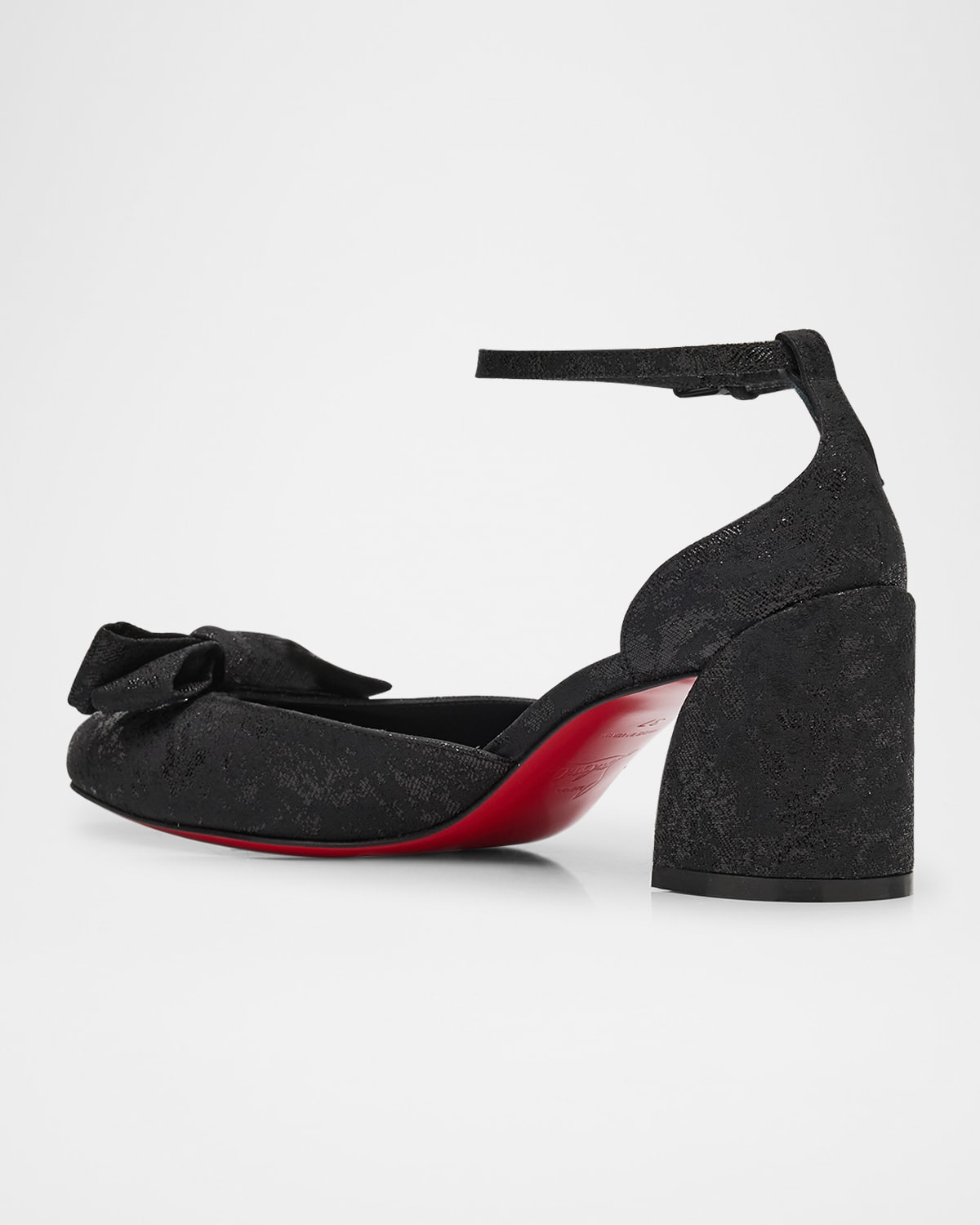 Jane Bow Red Sole Pumps - 2