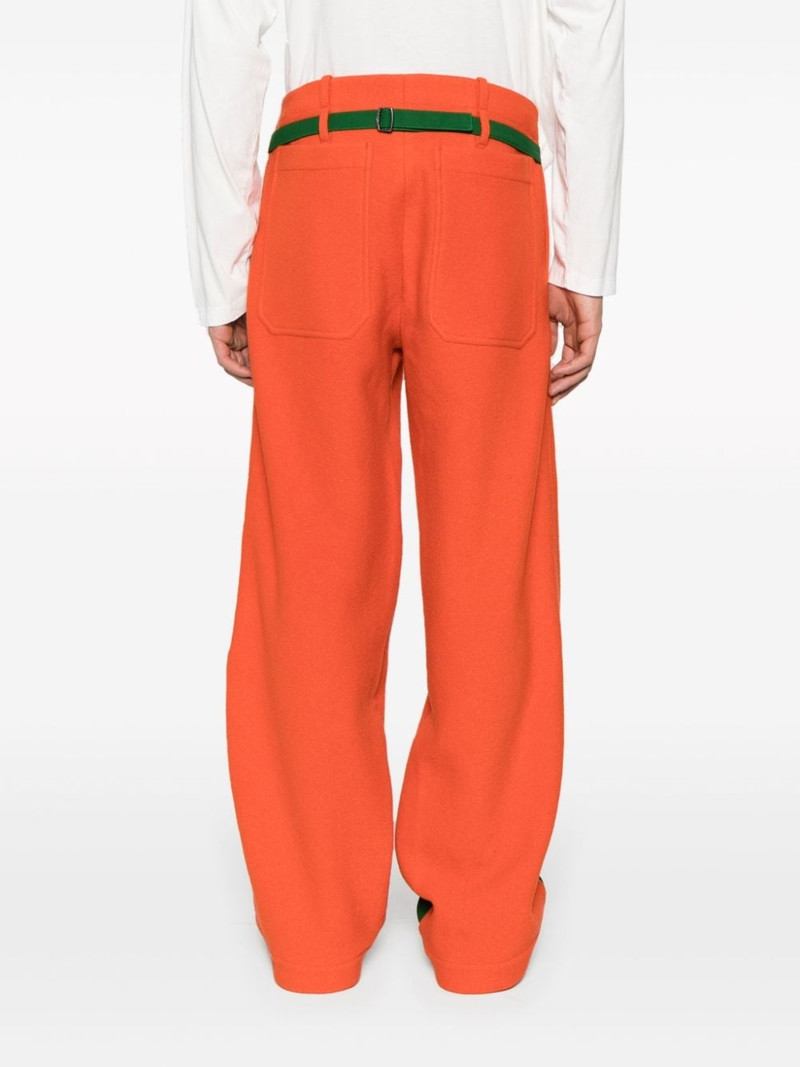 Aspasia panelled wide-leg trousers 4