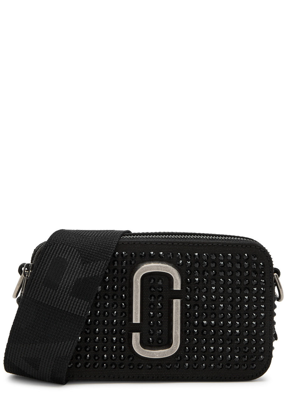 Marc Jacobs The Snapshot Canvas Crystal-embellished Cross-body bag - 1