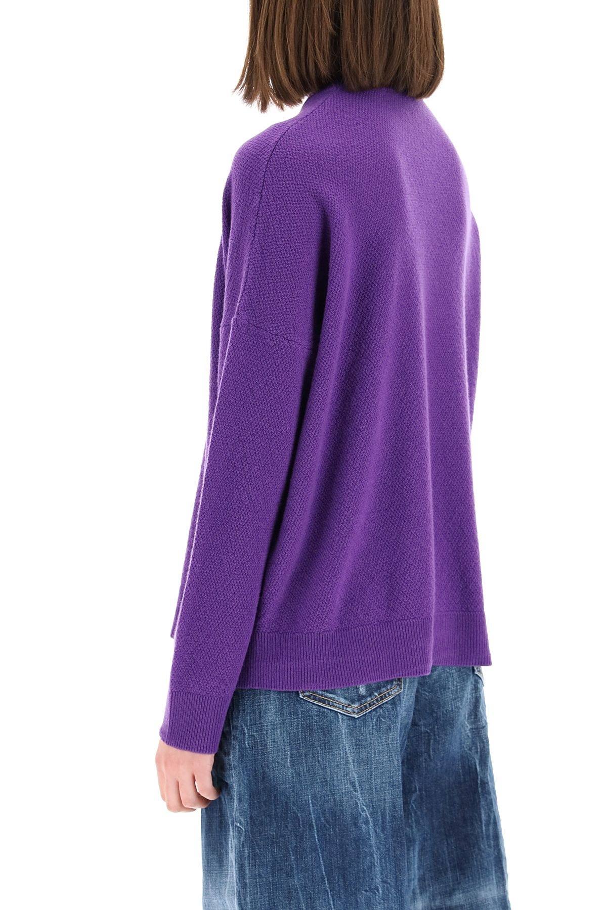 OVERSIZED CASHMERE SWEATER - 4