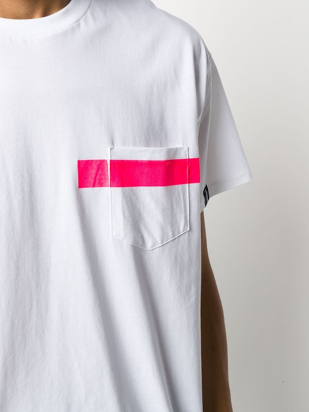 stripe detail T-shirt - 5