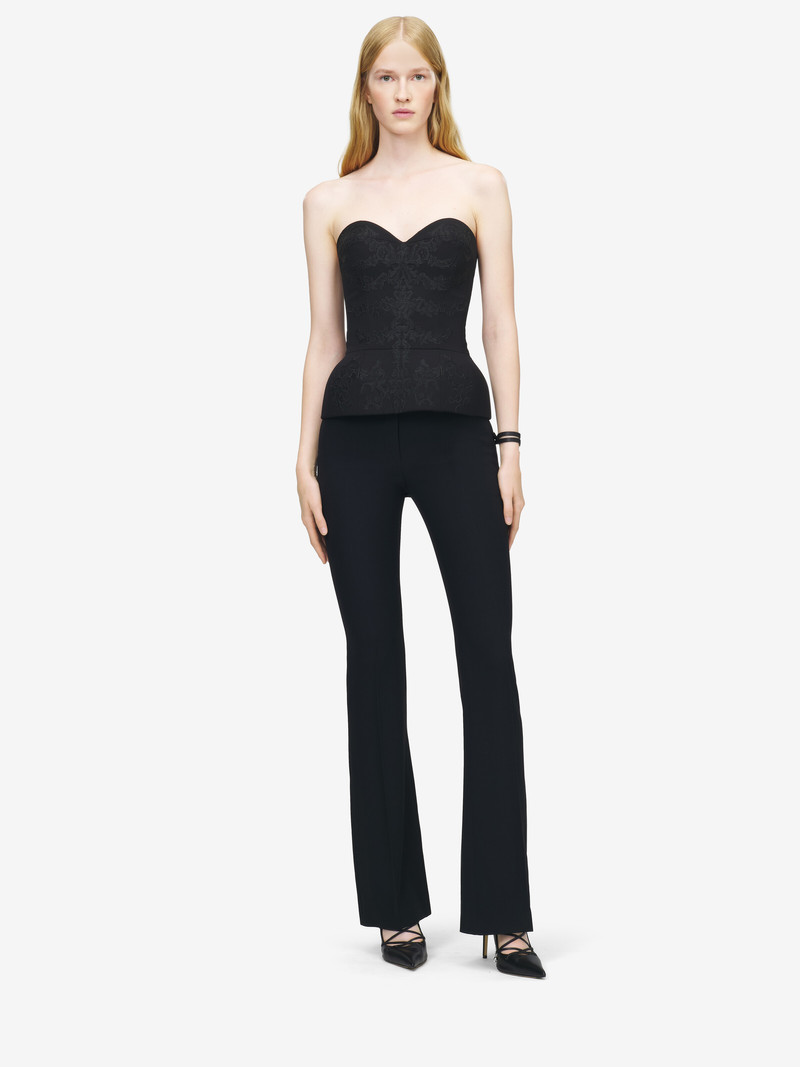 Lace Ribcage Embroidery Corset Top 3
