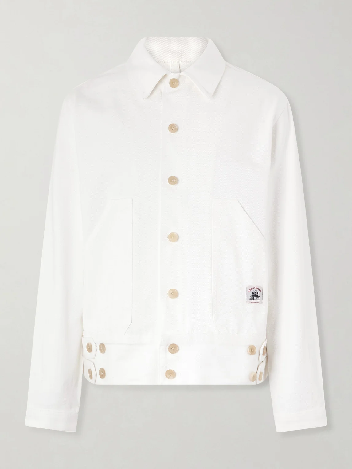 Knolly Brook Logo-Appliquéd Cotton-Twill Jacket - 1
