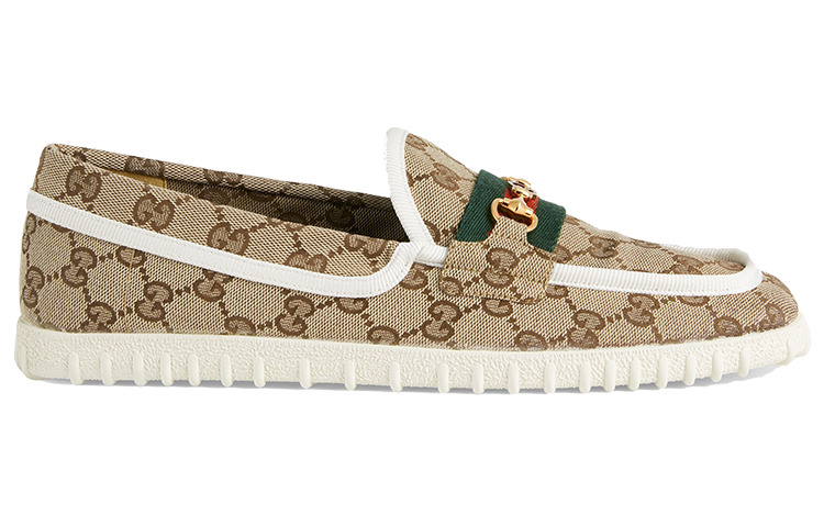 Gucci GG Supreme Driving Shoes 'Neutrals' 655516-2HK70-9794 - 2