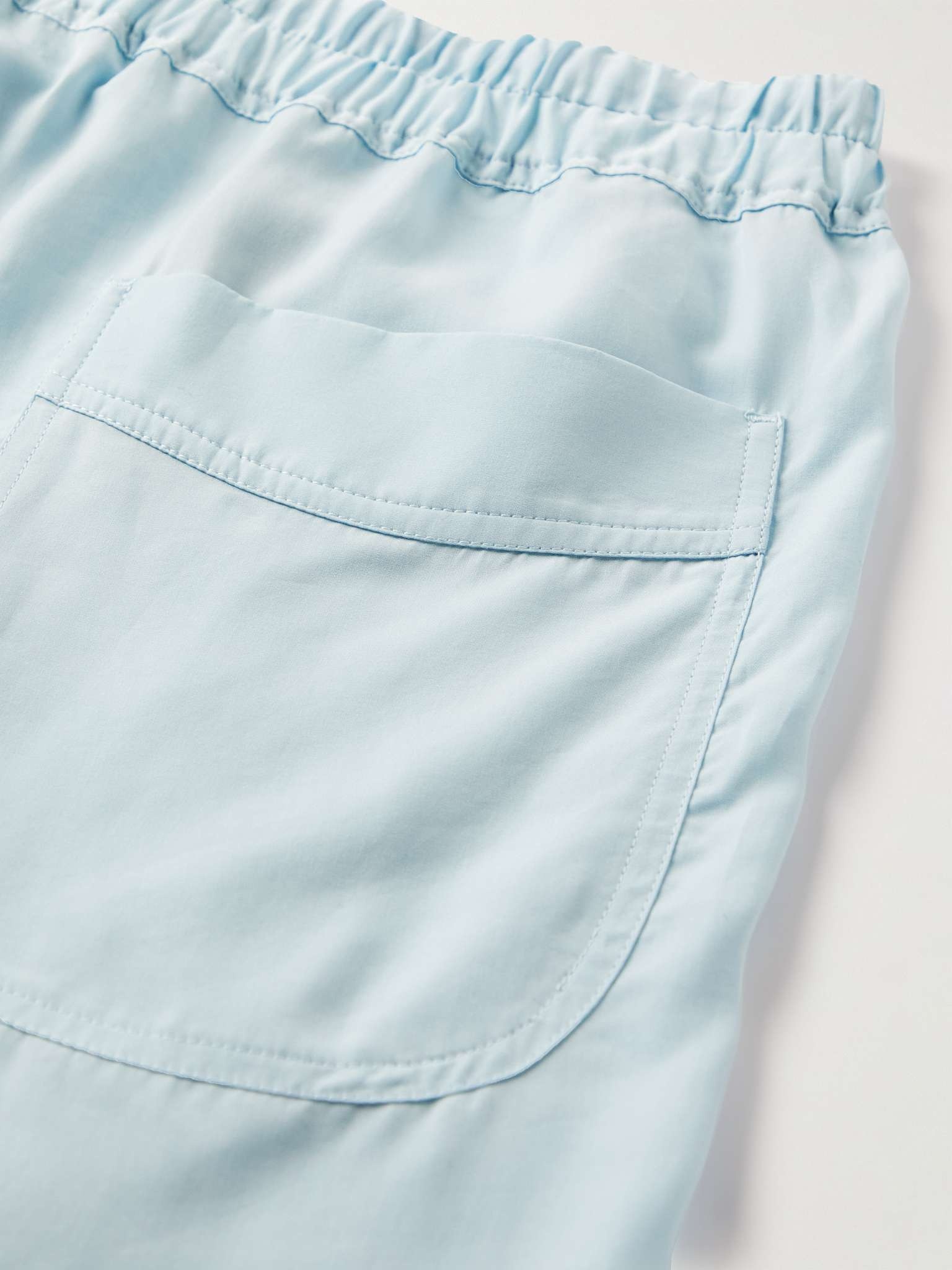Straight-Leg Pleated Lyocell Drawstring Shorts - 5