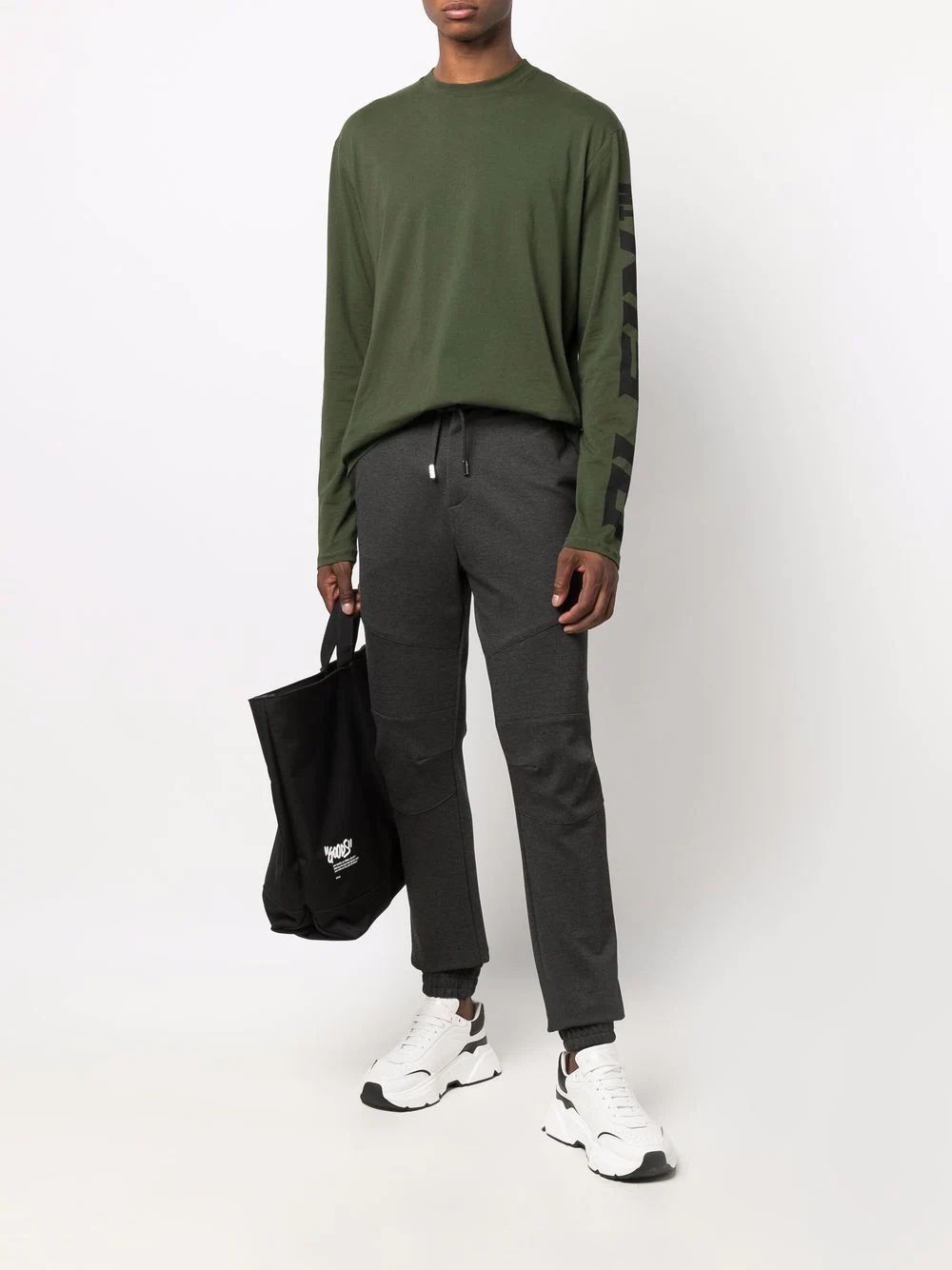 drawstring-waist track pants - 2