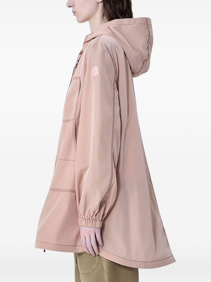 Moncler hooded coat outlook
