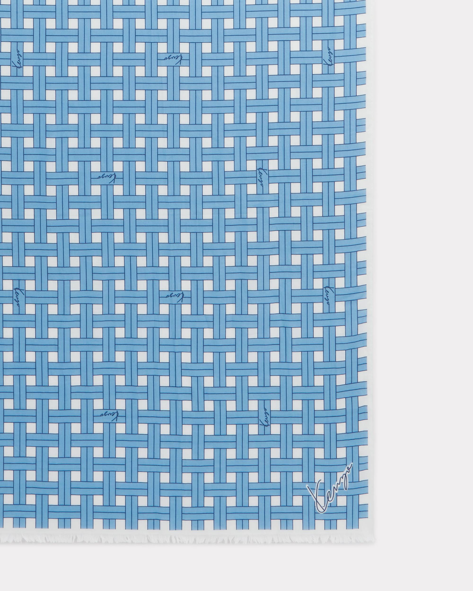 'KENZO Weave' cotton stole - 2