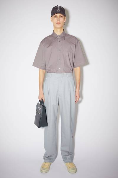 Acne Studios Lurex suit trousers - Dusty blue outlook