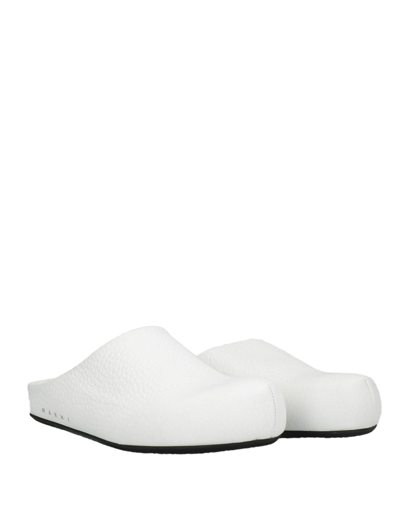 White Women's Mules And Clogs - 2