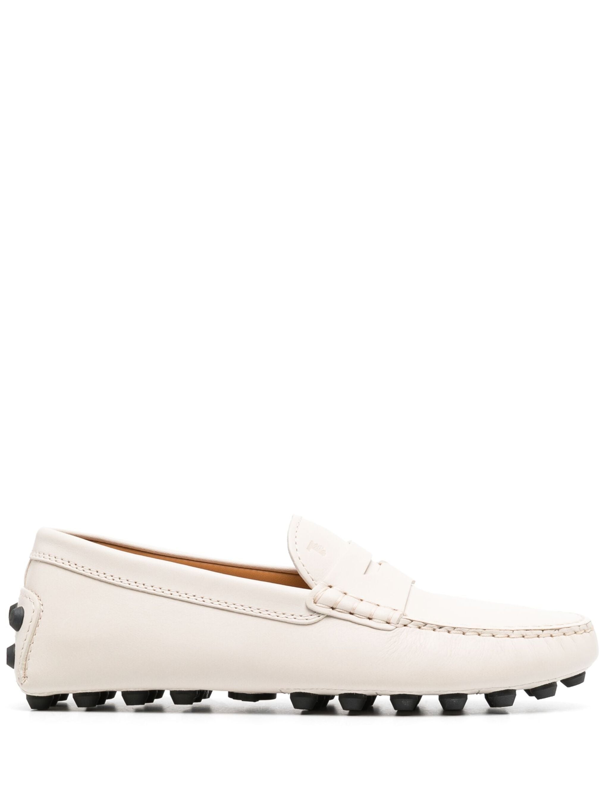Penny-slot Leather Loafers - 1