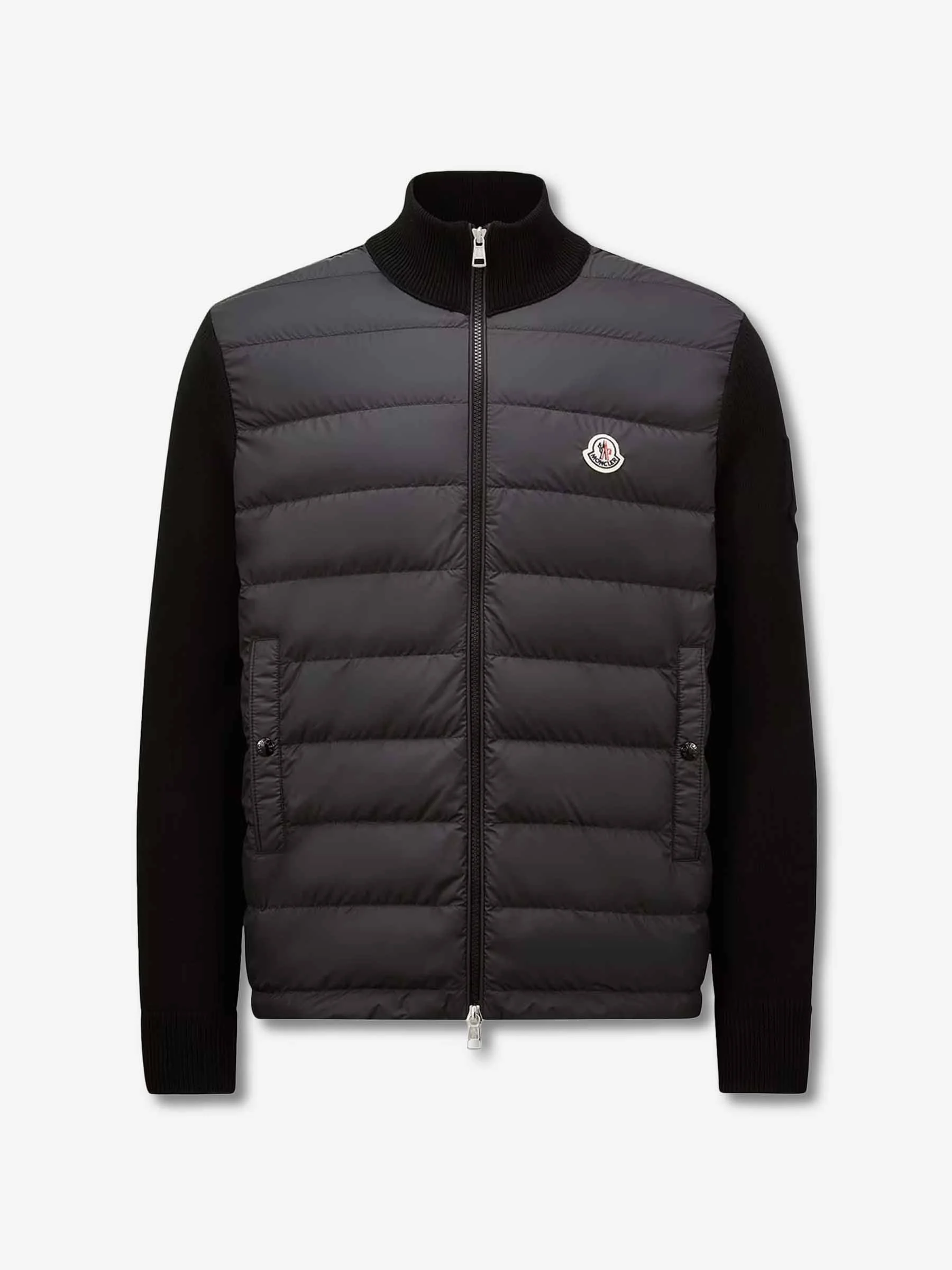 QUILTED CARDIGAN WITH ZIPPER - 1