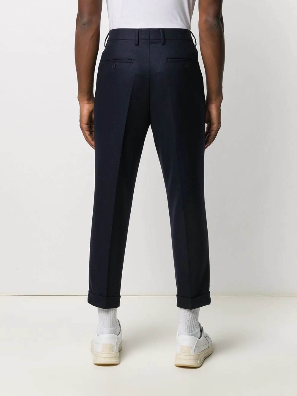 cropped tapered trousers - 4