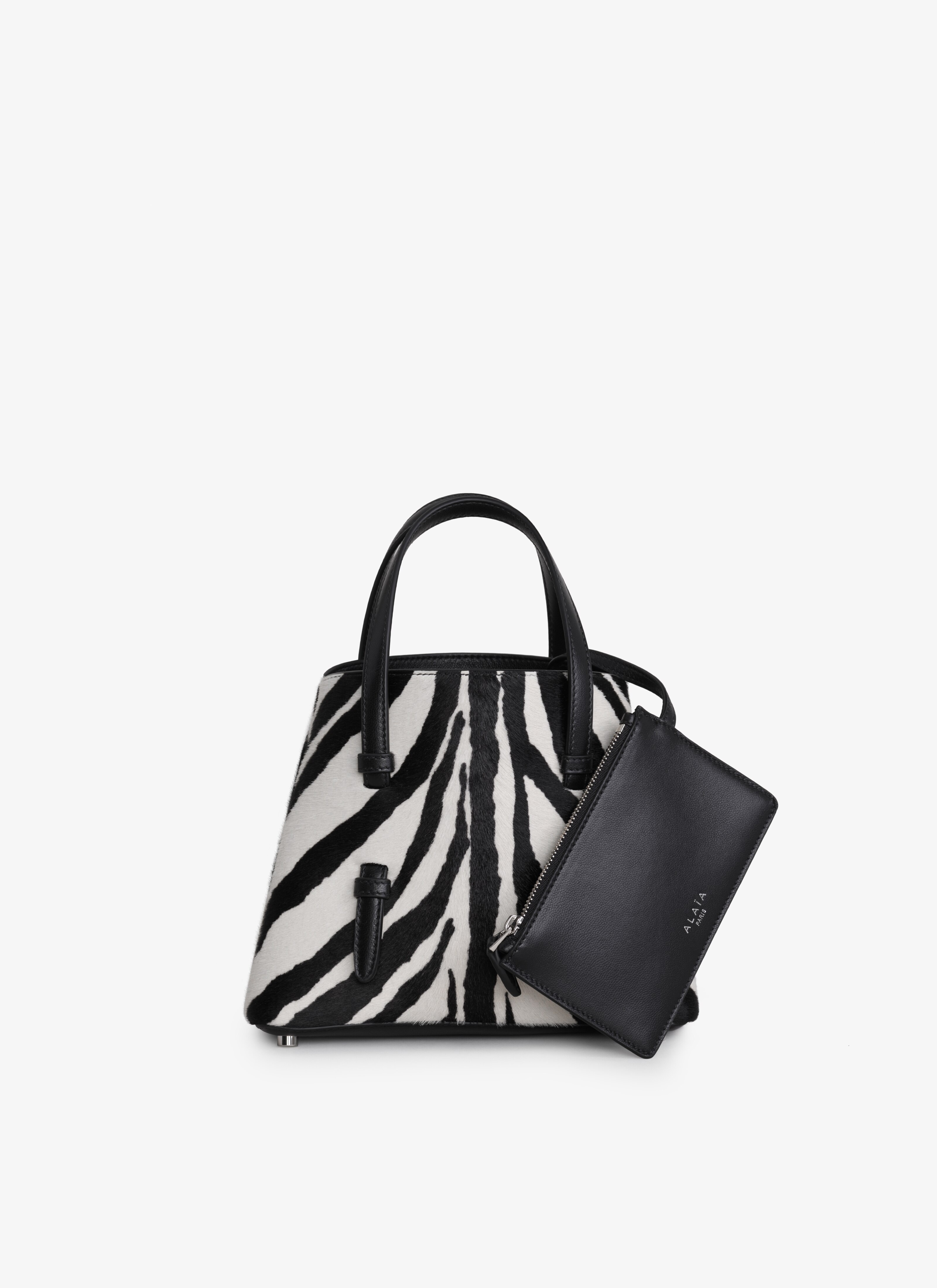 MINA 20 IN ZEBRA PRINT ON HAIRY CALFSKIN - 5