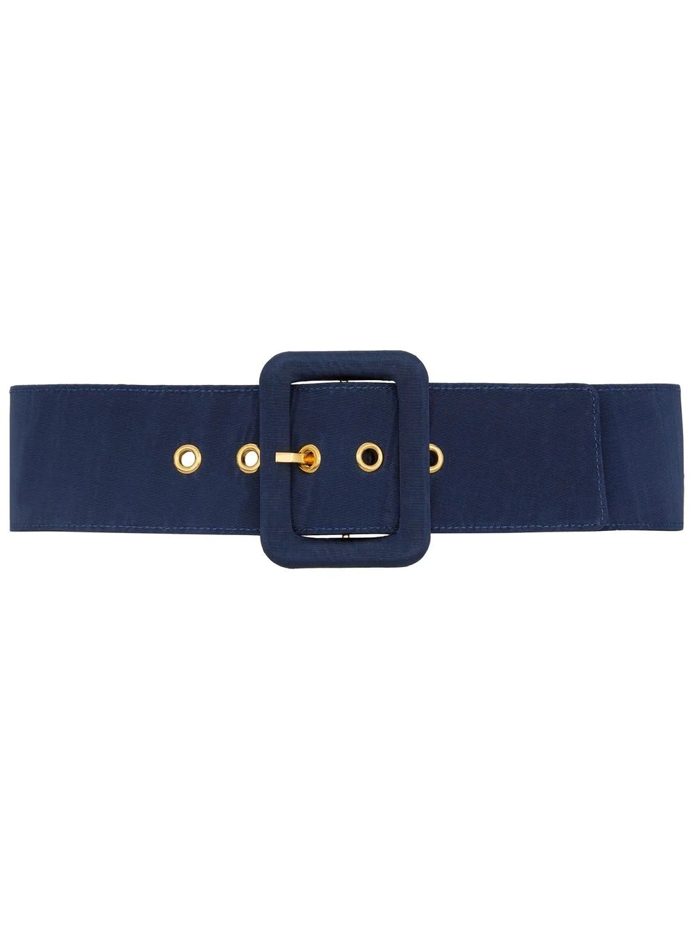 wide buckled waist belt - 1