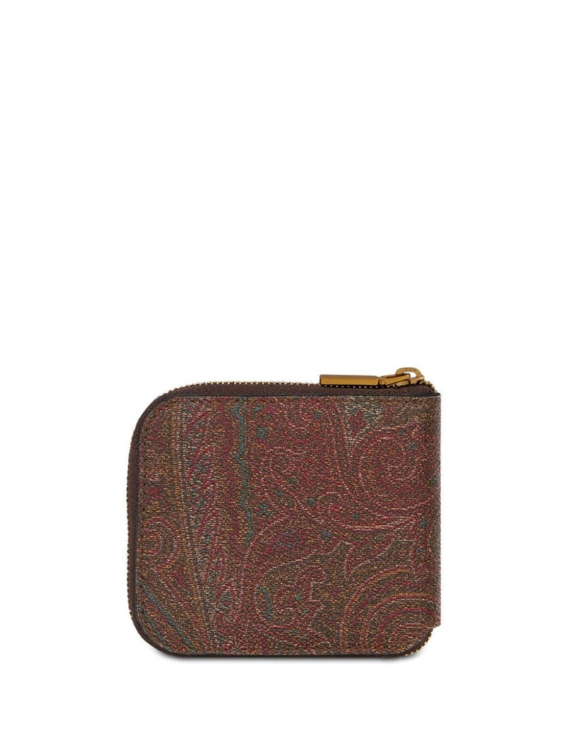 Etro paisley-print jacquard wallet outlook