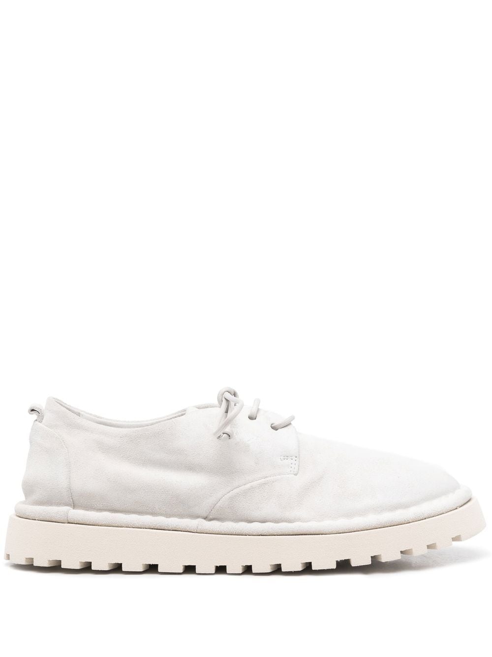 lace-up suede brogues - 1