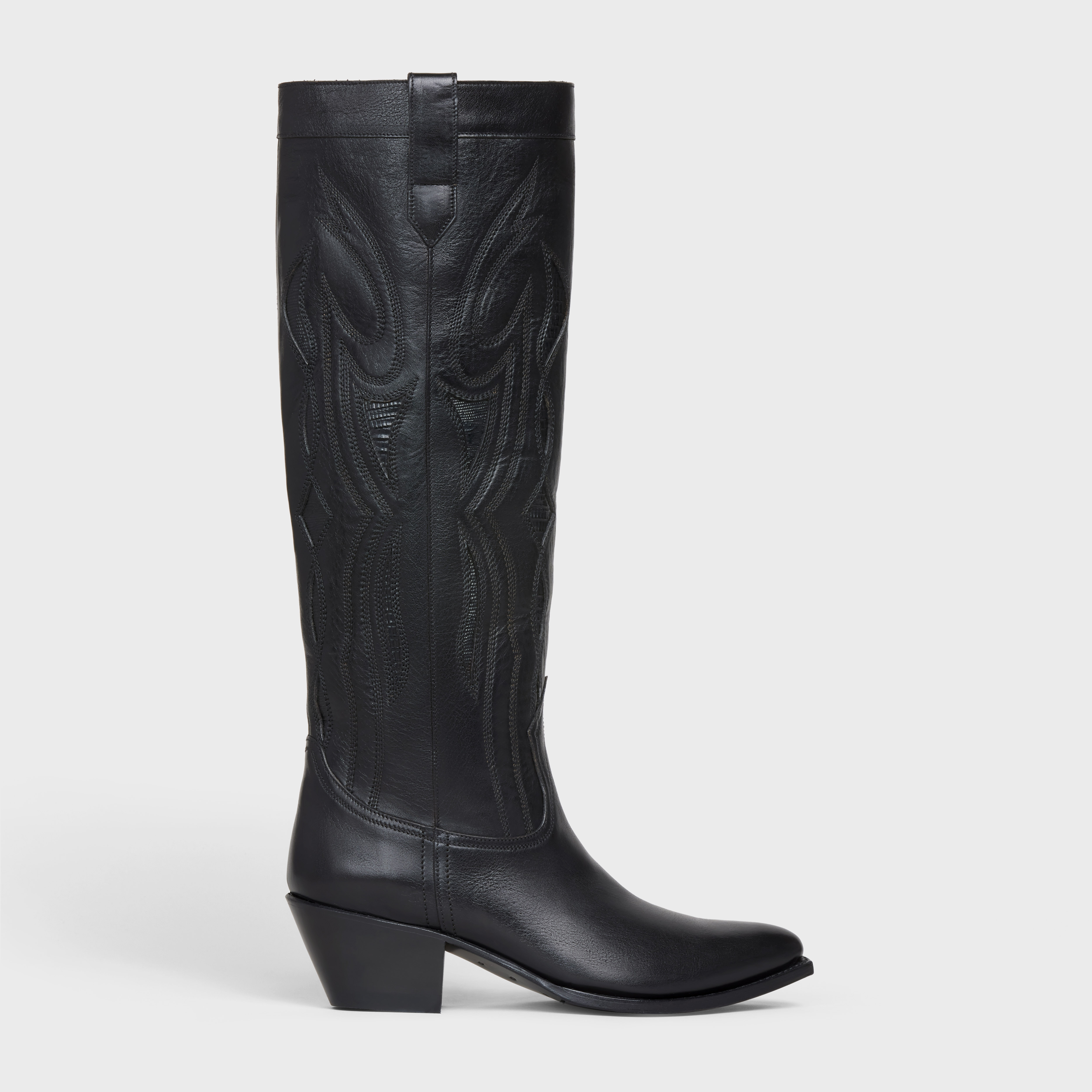 WESTERN BOOTS HIGH BOOT in Calfskin - 1