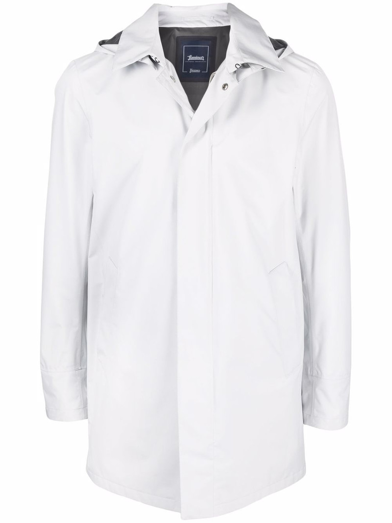 Laminar water-resistant hooded jacket 1