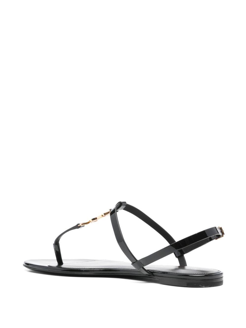 Cassandra logo plaque sandals - 3