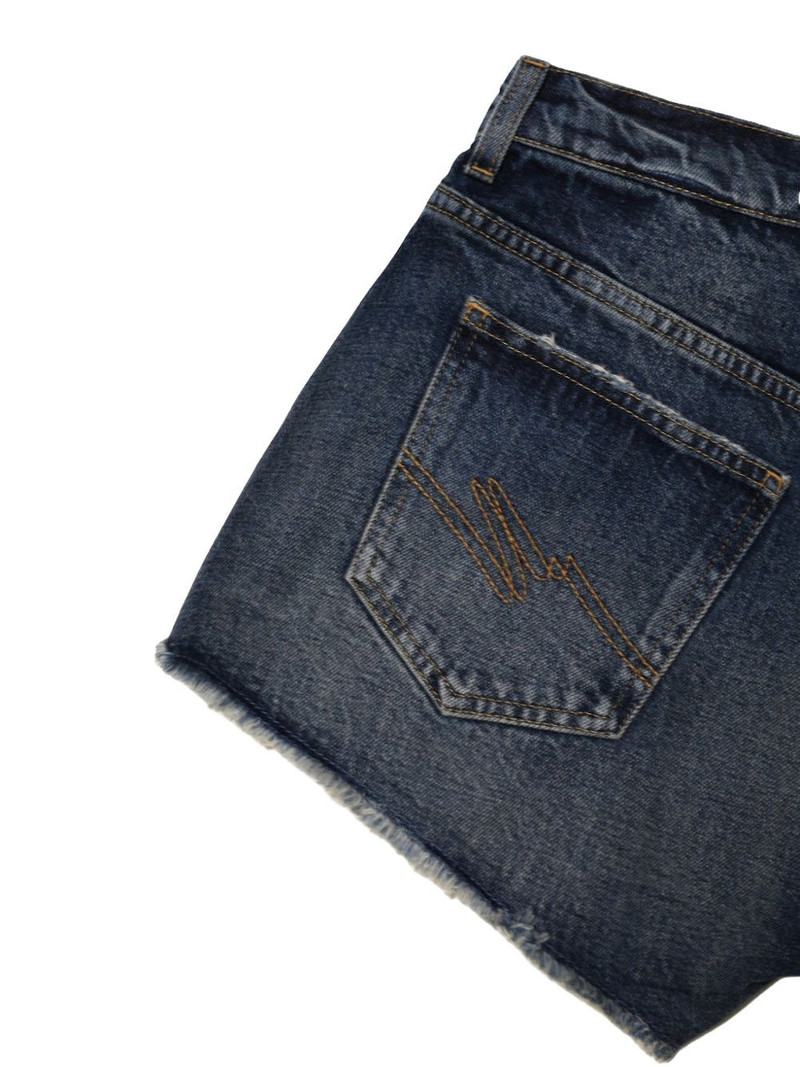 frayed denim shorts 4