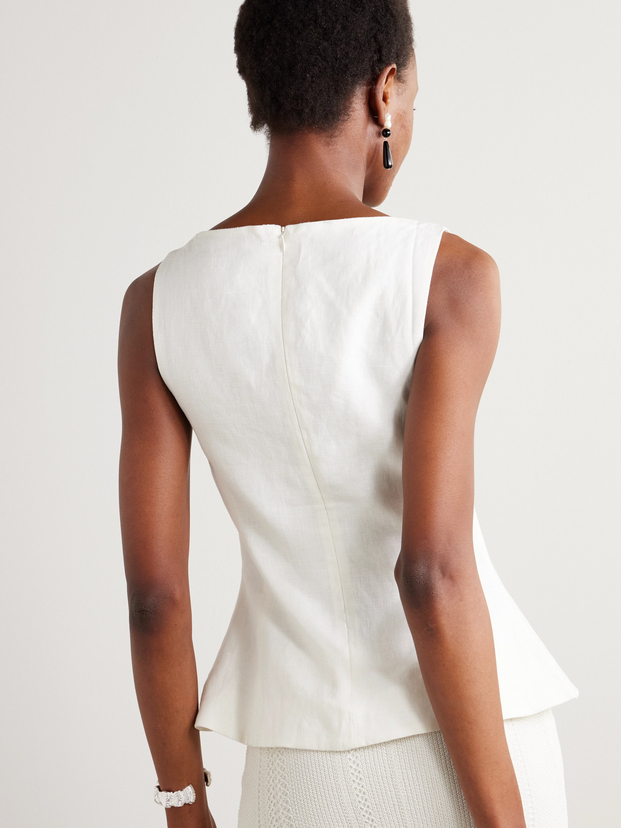 Ana Linen Tank - 3