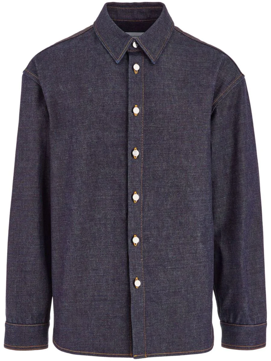 Ferragamo FERRAGAMO COTTON SHIRT - 1
