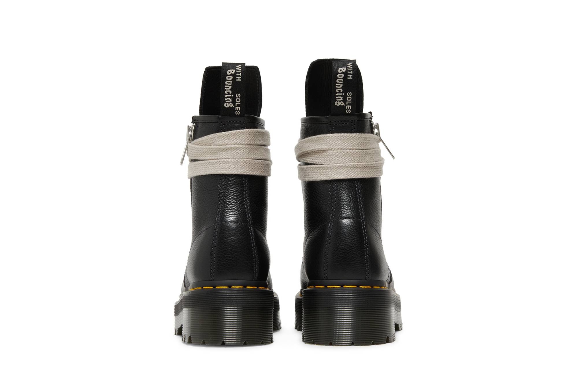 Dr. Martens x Rick Owens Strobe 1460 Quad Sole Jumbo Lace Boot 'Black' - 6
