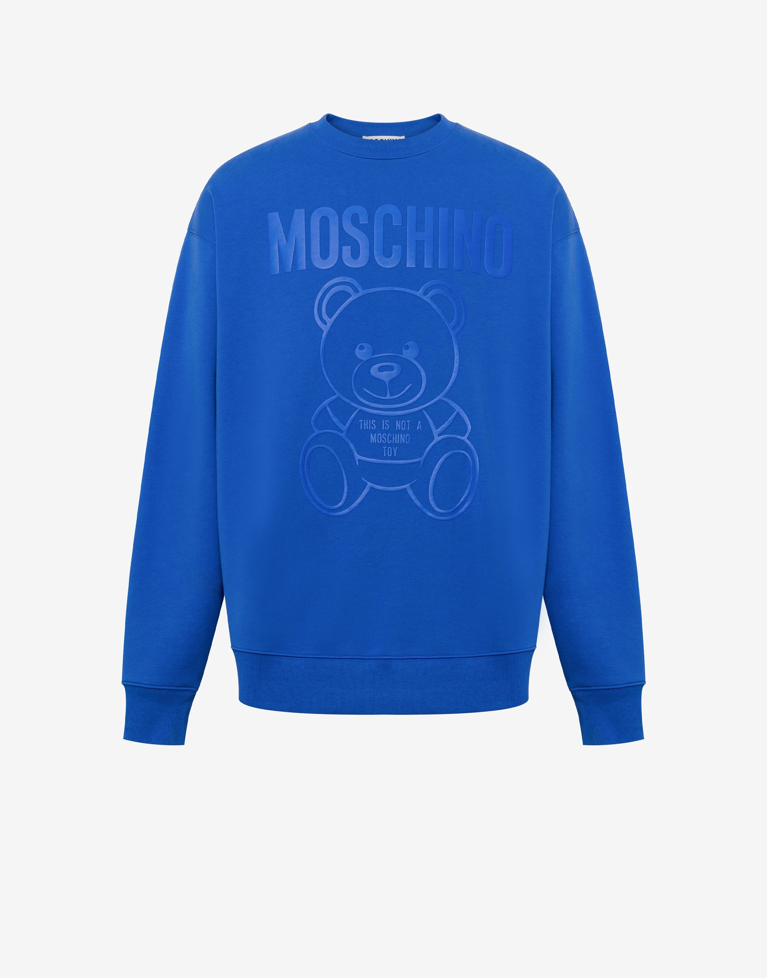 MOSCHINO TEDDY BEAR ORGANIC COTTON SWEATSHIRT - 1