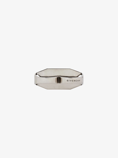 Givenchy CITY DOUBLE FINGER RING IN METAL outlook