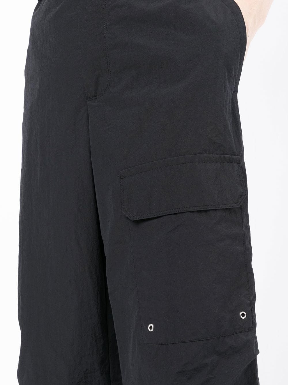 patch-pocket loose fit trousers - 5