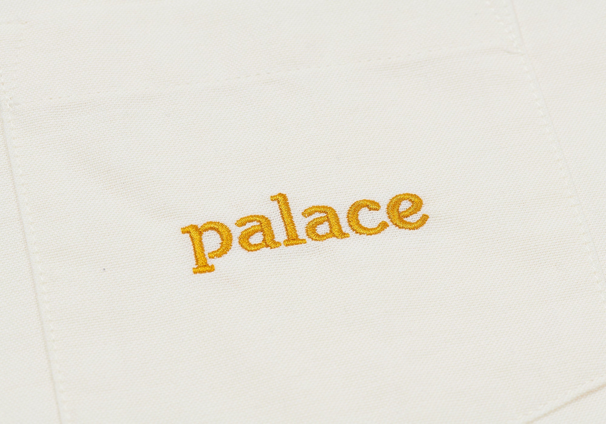 PALACE OXFORD SHIRT SOFT WHITE - 3