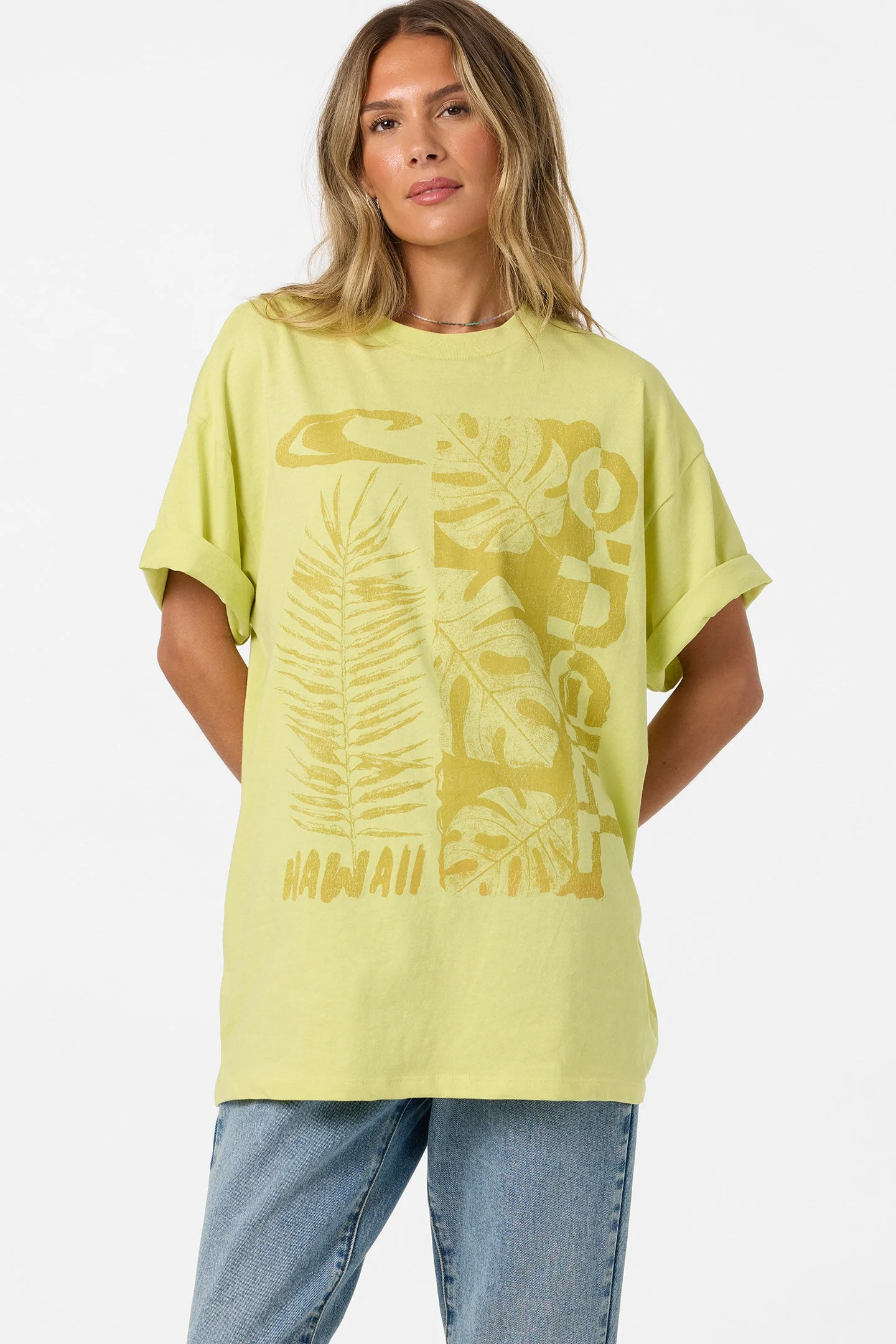 Monstera Hawaii Oversized Tee - 1