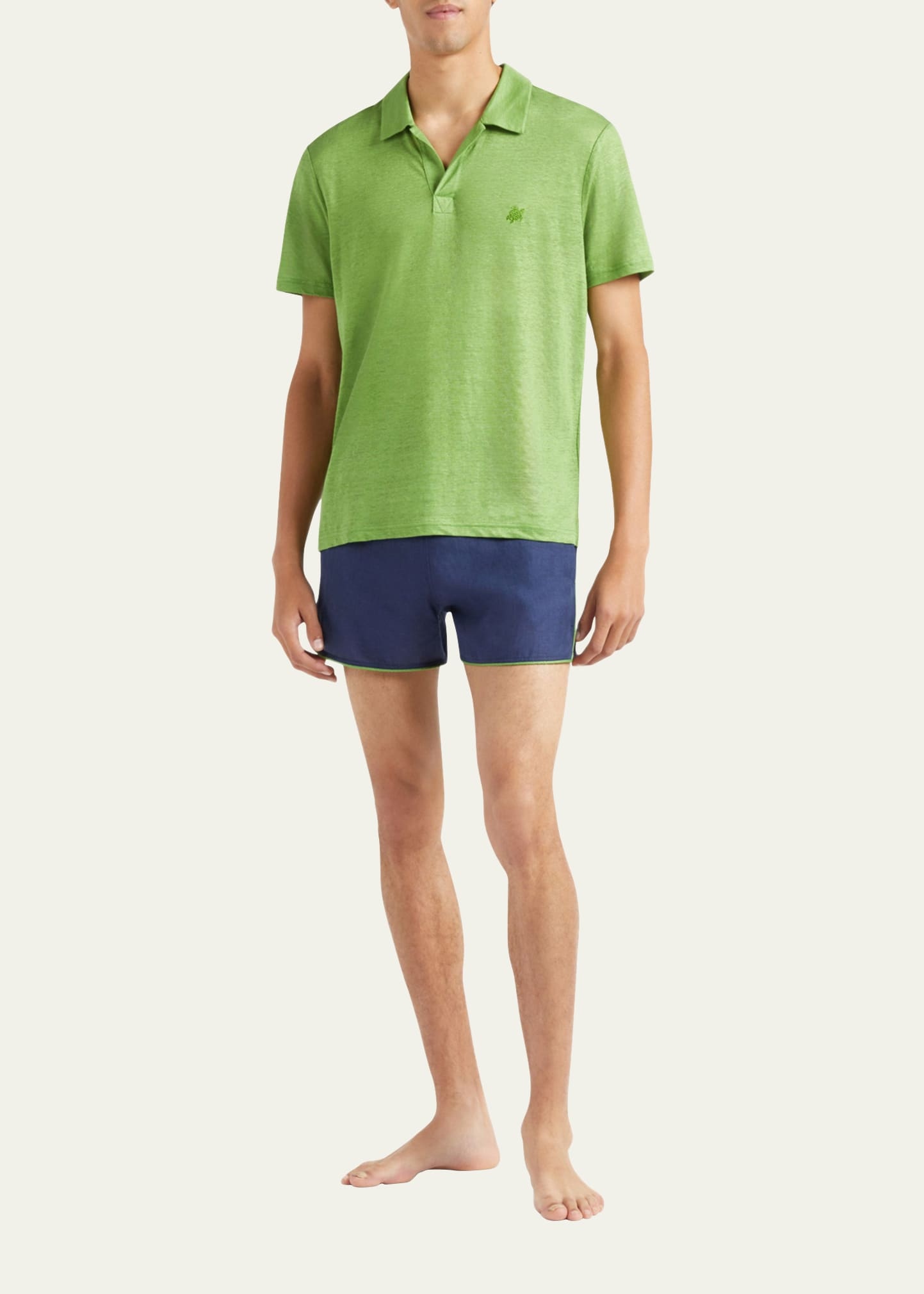 Men's Pyramid Linen Polo Shirt - 2