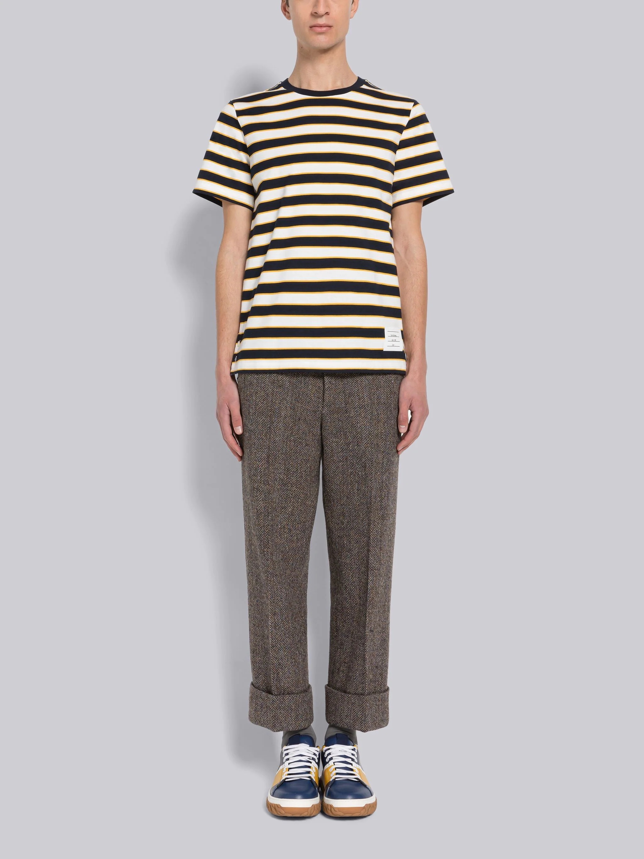 Stripe Midweight Jersey Tee - 4