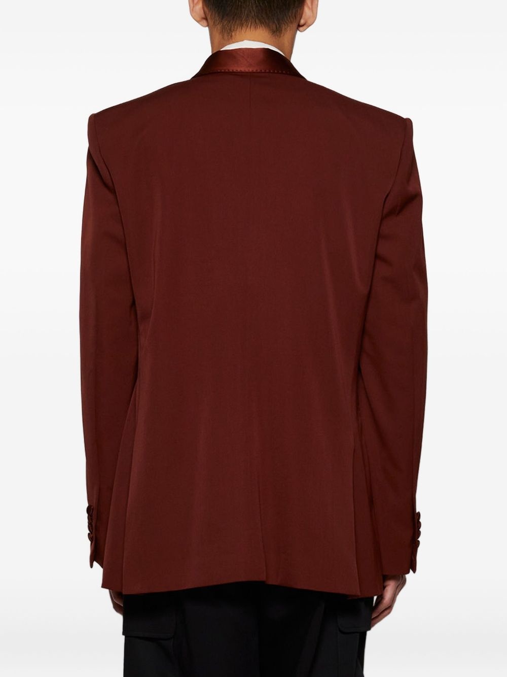 shawl-lapel blazer - 5