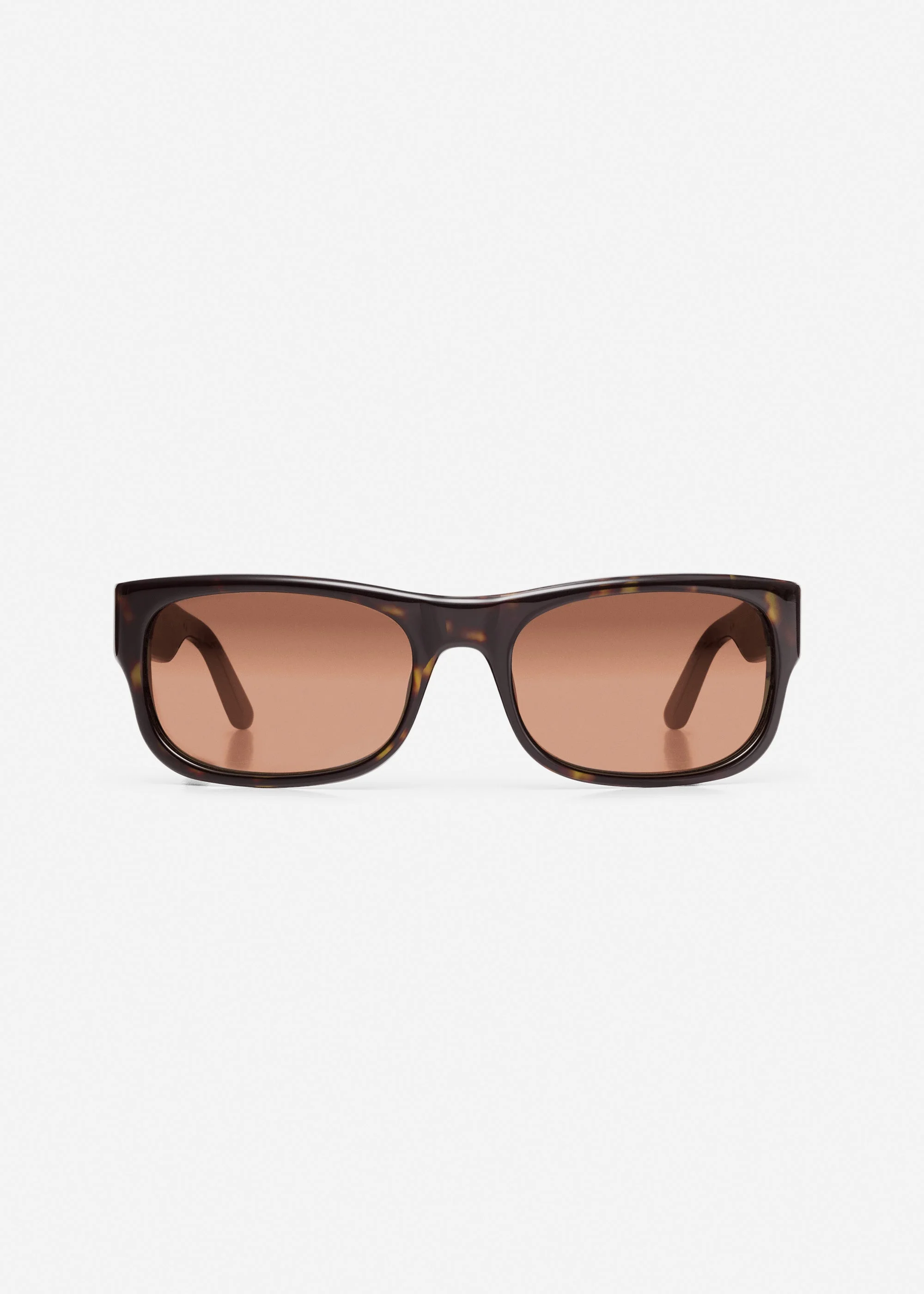 Rectangular sunglasses in brown - 1
