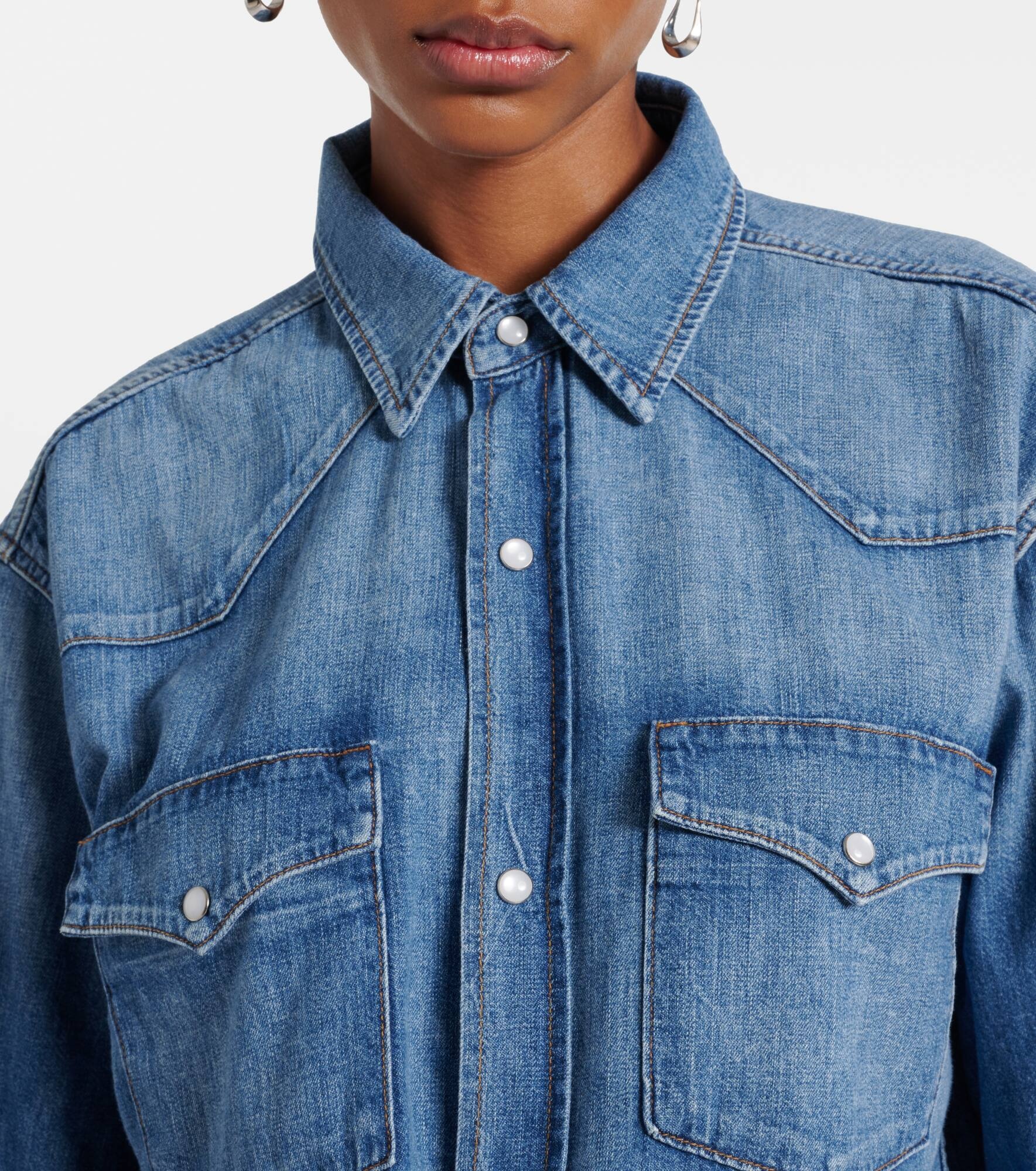 Kayla denim shirt - 4