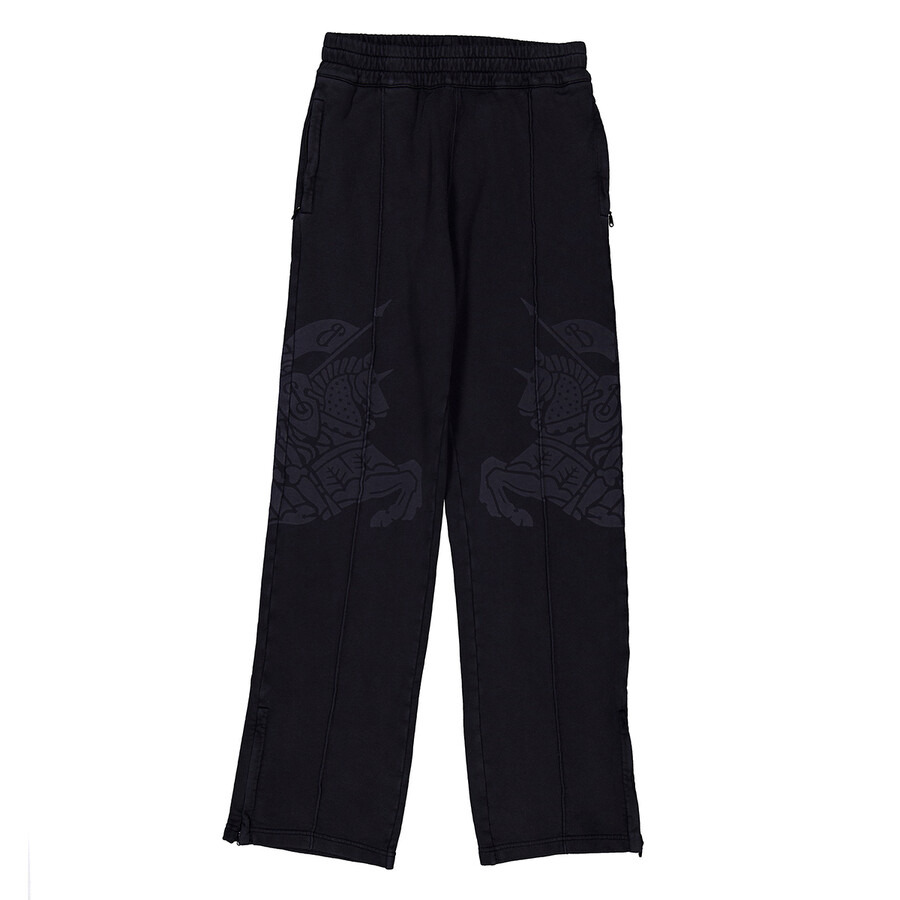 Burberry Ekd-Print Cotton Track Pants - 1