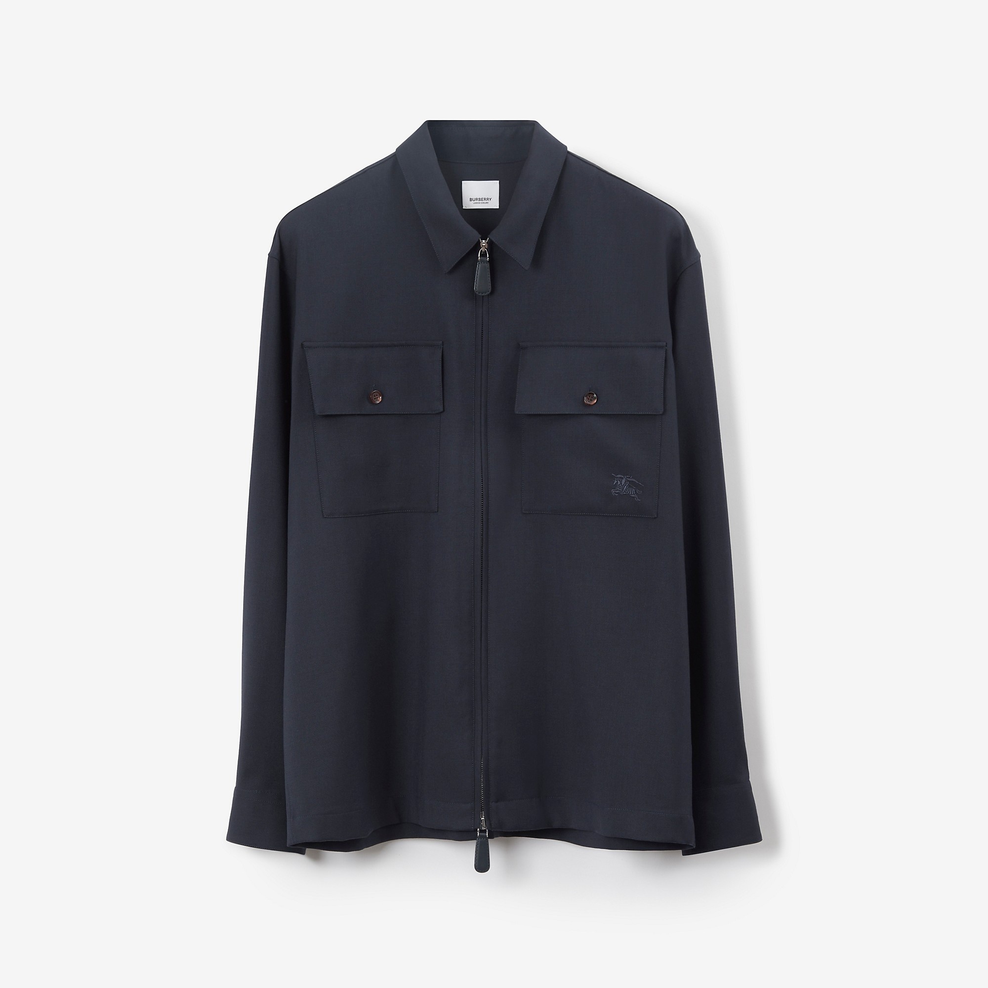 EKD Wool Zip-front Shirt - 1