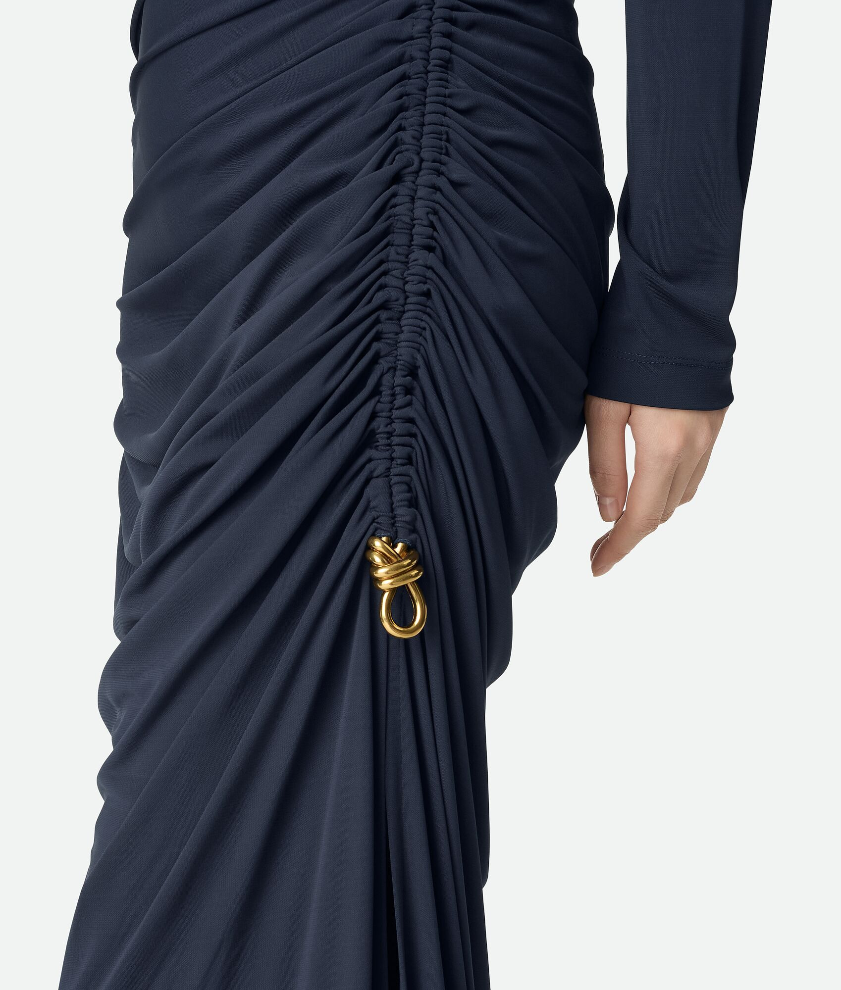 Crepe Viscose Jersey Dress - 4